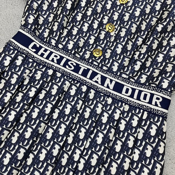 23SS 新作 ディオール オブリーク ワンピース スーパーコピー ded82105